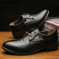 Business Dress Men Shoes Classic Leather Men'S Suits Shoes Slip On Dress Shoe Men Oxfords