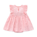 Baby Summer Clothing Toddler Kids Baby Girls Princess Ruffle Sleeveless Casual Dress Tutu Green Tassel Balls Gown