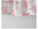Robe à fleurs pour enfants, Style d'été, manches volantes, à volants, robe de princesse, chapeau