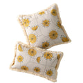 Floral Cushion Cover Dandelion Peony Leaves Pillow Cover 45x45cm/30x50cm Tassels for home decoration Living Room Bedroom Chair
