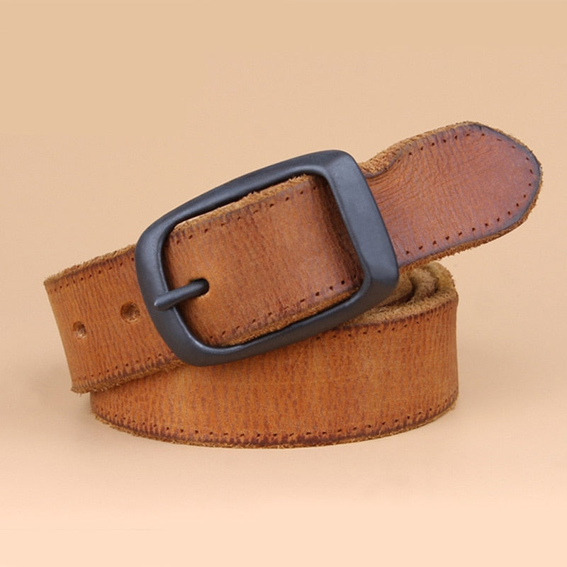 Unisex Luxury High quality Designer Belts Ancients Black Coffee genuine leather Belts for men and women Waist belt fast ship