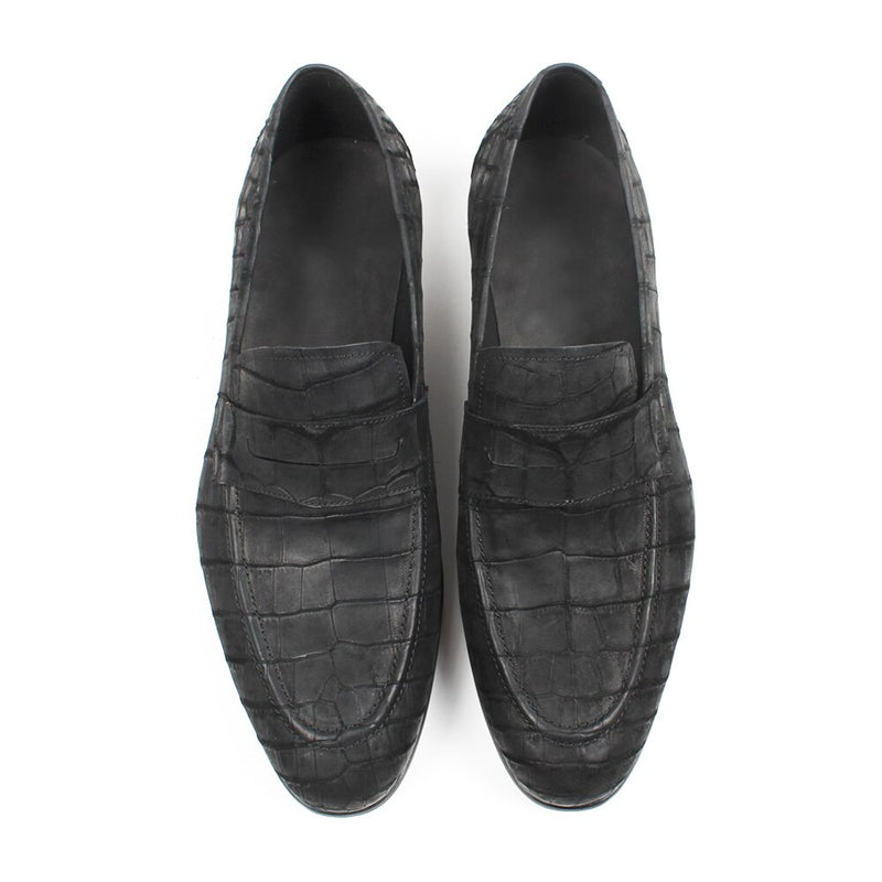 Custom Genuine Leather Shoe Party wedding Dress Office Original Designer Men Crocodile Skin Loafers shoes