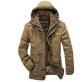 Men Parkas Two Piece Cotton Coats Mens Winter Jackets Coats Warm Overcoat Breathable Clothes