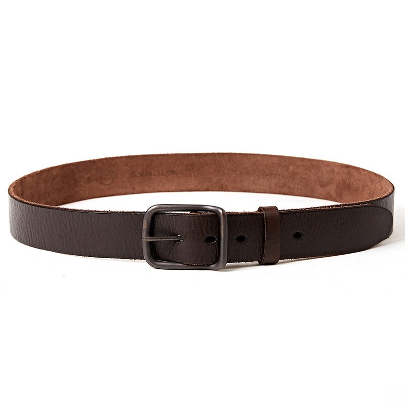 Men genuine leather belt designer belts men luxury strap vintage pin buckle for jeans store star products