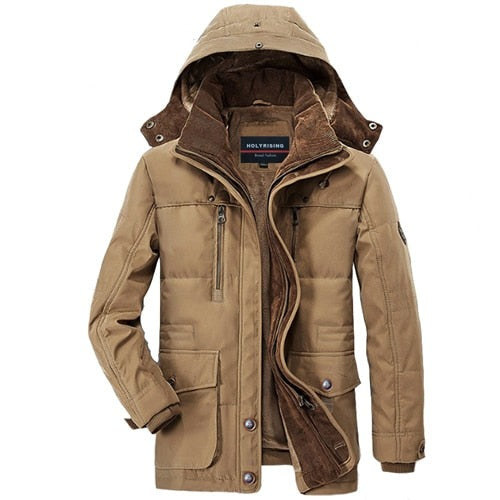 Winter coat men fleece warm cotton parka coat men jacket Thick Warm Jacket Parkas Men padded