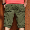 Cotton Casaul Shorts Loose Cargo Shorts Men Cool Summer Military Short Pants Shorts