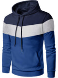Oversize Stripe Hoodies Mens Sports Hooded Sweatshirt Workout Casual Outwear Gym Sportswear Running Pullover Tops