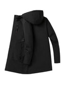 Down Jacket Men Long Type Winter Thickened Coat Slim-Fit 90% White Duck Down Clothes