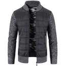 Cardigan Sweater Men Spring And Autumn Loose Sweater Wearing Winter Thickened Splicing Coat