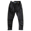 Casual pants men simple work clothes trend youth fit small straight trouser