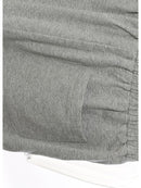 Spliced Wide Leg Trousers New Loose Fit Pants Women Tide Spring Autumn