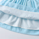 Baby Girl Smocking Dress Children Hand Made Smocked Embroidery Blue Cotton Dresses Girl Spanish Boutique Frocks Clothes