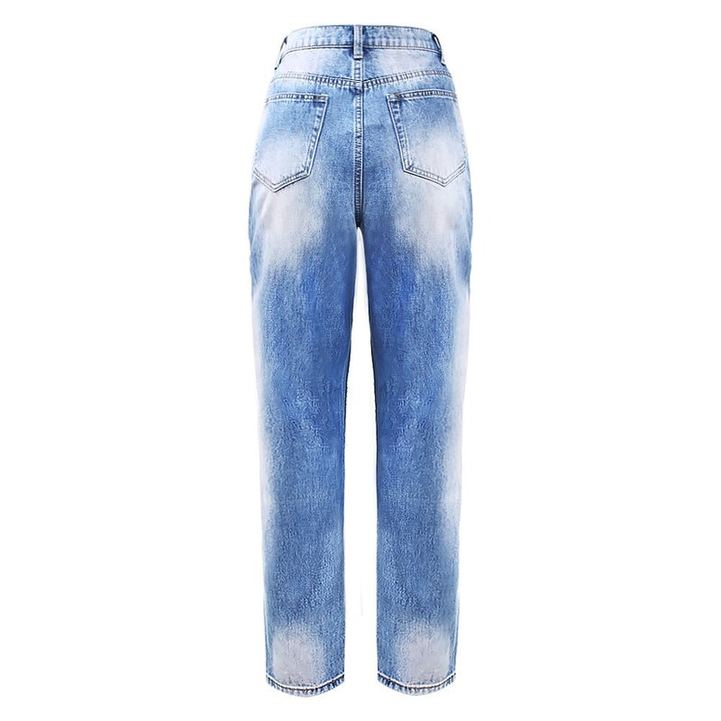 Jeans Women`s Colored Denim Harem Pants Trousers Baggy Jeans For Women