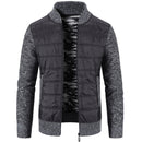 Cardigan Sweater Men Spring And Autumn Loose Sweater Wearing Winter Thickened Splicing Coat