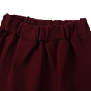 Baby Clothes Gentleman Autumn Outfits Party Suit Solid Pants 2PCS Set Toddler Wedding Costume