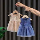 Baby Girl Dress Summer Girls Clothes Sleeveless Lace Kids Dresses Star Girl Casual Dress