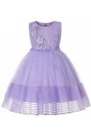 Baby Girl Princess Ball Gown Dress Flower Lace Children Bridemaid For Wedding Formal Party Prom Dresses Children Clothing 2-15 Y