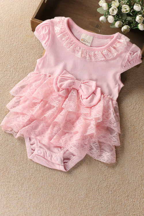 Newborn bodysuit dress for baby girls wedding half birthday bodysuit l