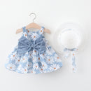 Baby Girl Dress Toddler Baby Kids Girls Floral Flowy Princess Dress Hat Outfits Clothes Toddler Girl Clothes