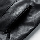 Hommes veste nouveau printemps automne vestes en cuir souple pour homme vêtements manches longues manteau Style mince vêtements