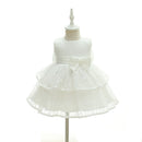 Baby Girls New Year Dress Summer Ball gown Stack-up Fringed Wedding Birthday Party Dresses Infant Toddles Clothes