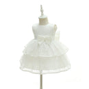 Baby Girls New Year Dress Summer Ball gown Stack-up Fringed Wedding Birthday Party Dresses Infant Toddles Clothes