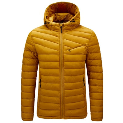 Winter Men's Jacket Male Ultra Light Down Warm Parkas Coats Casual Outwear Thermal Hooded Jackets Mens Clothing