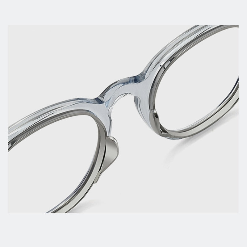Vintage Titanium Glasses Frame Men Luxury Brand Designer Optical Eyeglasses Frame Women Prescription Acetate Eyewear