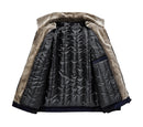 Winter Men's Bomber Jackets Casual Male Fur Collar Windbreaker Jacket Mens Fleece Warm Slim Corduroy Jackets Clothing