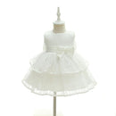Baby Girls New Year Dress Summer Ball gown Stack-up Fringed Wedding Birthday Party Dresses Infant Toddles Clothes