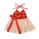 Baby Girls Moana Summer Dress Kids Tutu Bow Beach Sundress Toddler
