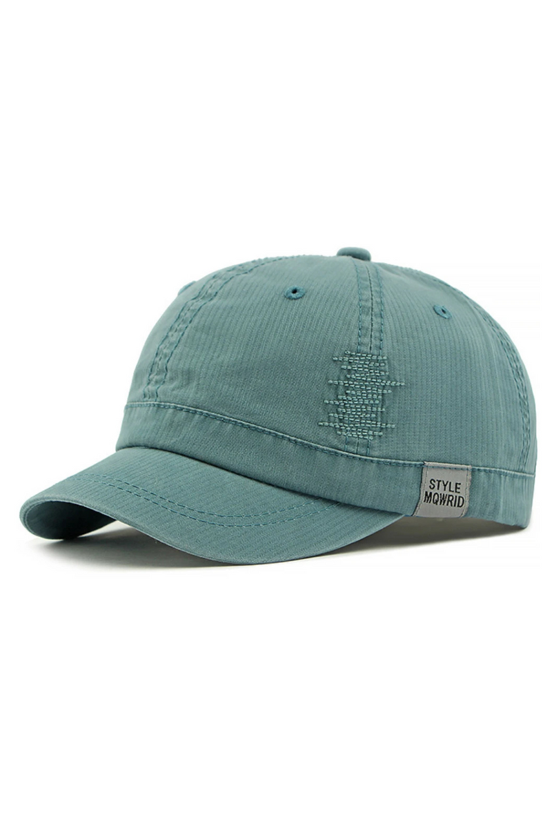 Baseball Cap 6 Panels Baseball Hat Short Brim Sun Cap Adjust Snapback Caps