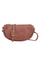 Genuine Leather Women's Bag Handwoven Retro Saddle Bag Casual One Shoulder Crossbody Bag