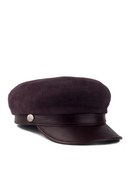 Spring and autumn flat hat navy hat leather hat cap