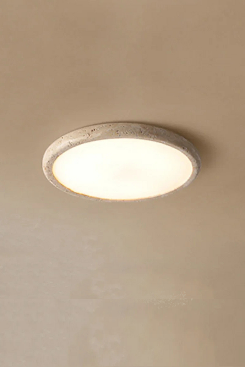 Cream Warm Room Bedhead Ceiling Light Fixtures Yellow Travertine Corridor Living Room Restaurant Led Ceiling Lamps