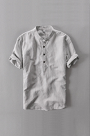 Summer Shirt Men Casual Shirt Hombre Round Collar Designer Leisure T-shirt Men