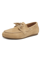 Genuine Leather Flat Shoes Women Casual Flats Ladies Loafers