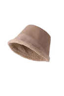 Women Hat Autumn Winter Windproof Keep Warm Ear Protect Cap Flat Top Plush Brim Casual