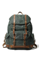 Retro rucksack outdoor travel large capacity backpack simple men's magnetic buckle