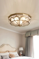 Gold Copper Design LED Ceiling  Lamp Chandelier Light