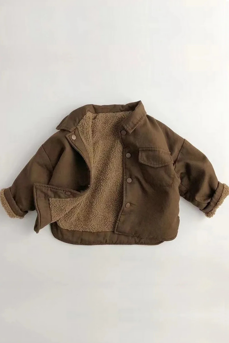 Boy Jackets Fleece Kids Coats Children Outerwear Winter Autumn