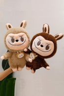 60cm Labubu Cartoon Ragdoll Plush Toys Mink Fur Cute Rabbit Ragdoll Accompany Sleep Plush