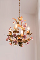 Floral Chandelier Rose Chandeliers Home Lighting Fixtures