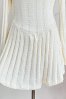 Women Evening Dress Elegant Off Shoulder Long Sleeve Dresses Frocks