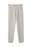 Linen Men Long Pants Breathable and Comfortable Casual Trousers