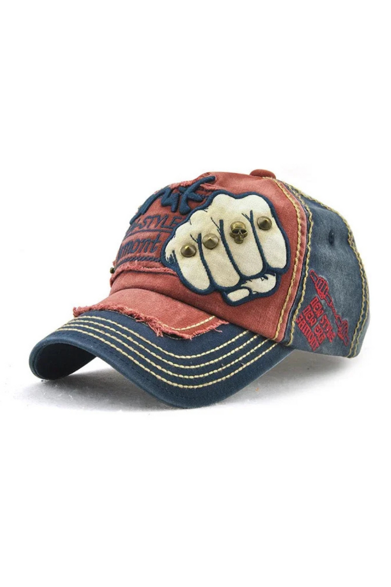 Baseball Cap Sports Outdoors Casual Cap On Size Adjustable unisex Fist Rivet