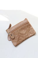 Luxury Flower Wallet Women Small Card Holder Female Pockets Key Chain Coin Purses
