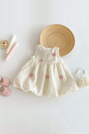 Girls Flower Vest Dress Summer Baby Dress Children Summer Princess Dress