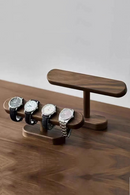 Walnut Watch Bracket Display Holder Jewelry Bracket Chain Anklets Hanger Stand Racks Organizer For Counter Shows