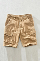 Men's Twill Cotton Relaxed Fit Outdoor Camo Cargo Shor Casual Breathable